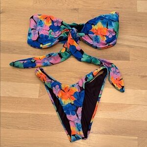 Lulu's Vibrant Floral Bikini - Multicolor